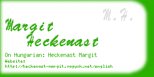 margit heckenast business card